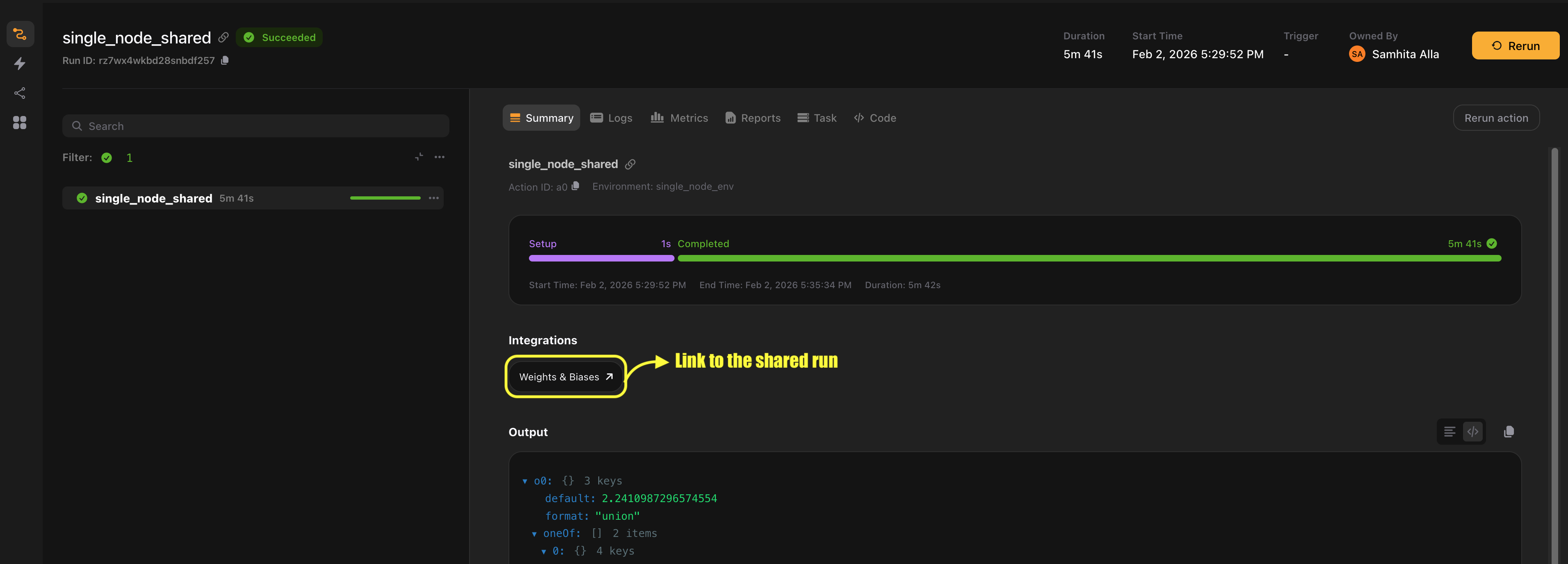 Single-node shared